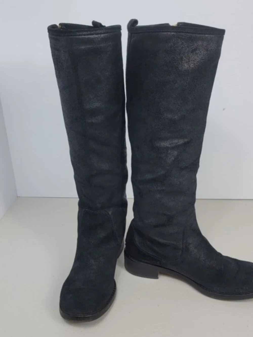 Jimmy Choo Black Over-the-Knee Suede Boots